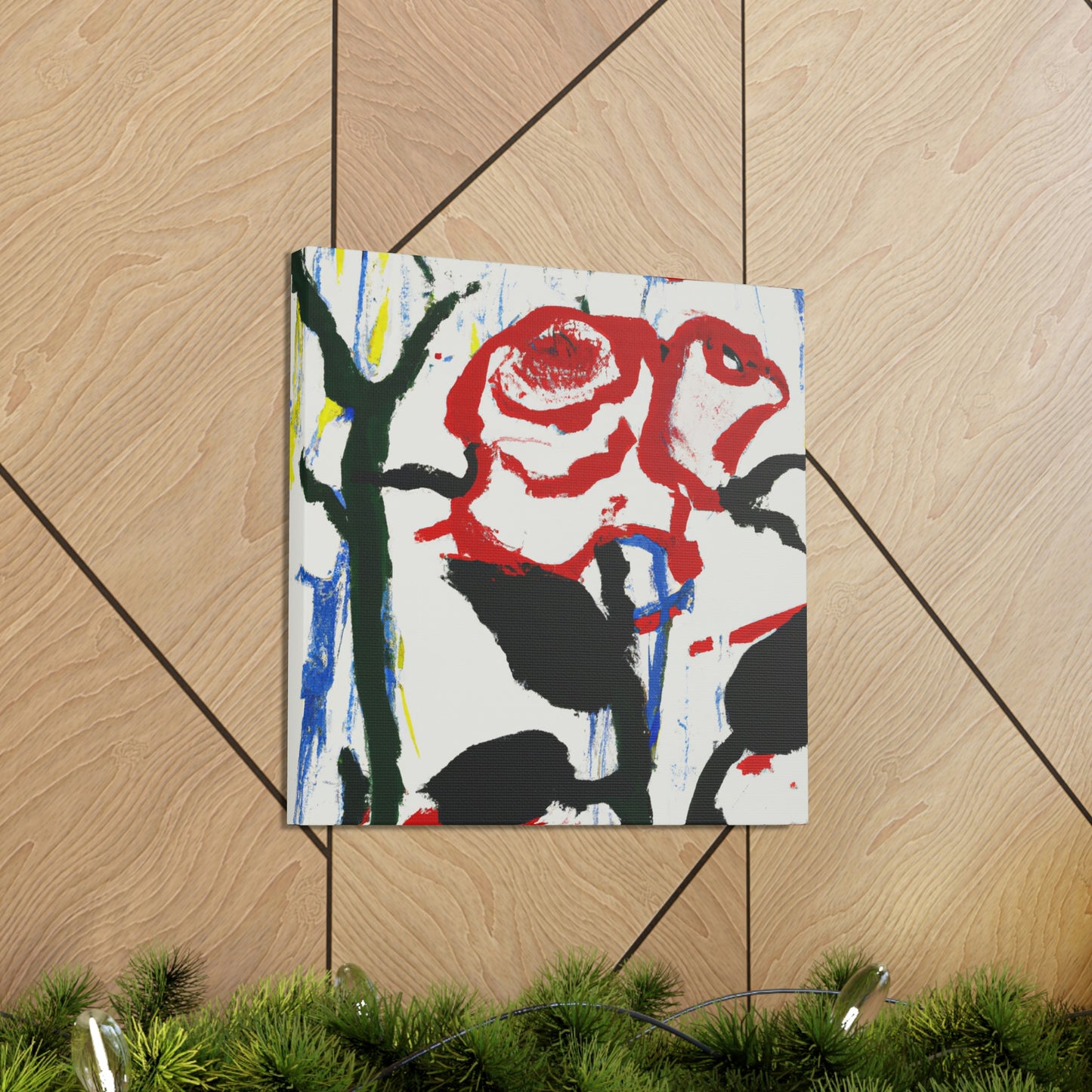 "Rose in Expressionism" - Canvas