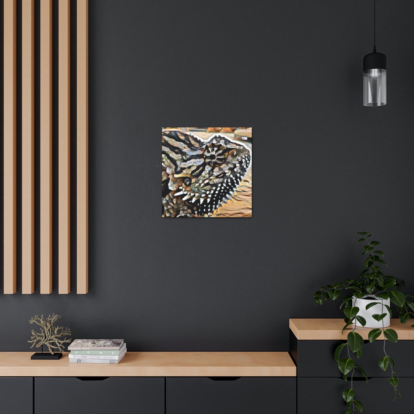 Horned Lizard Radiance - Canvas