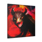 "Tasmanian Devil Emerges" - Canvas