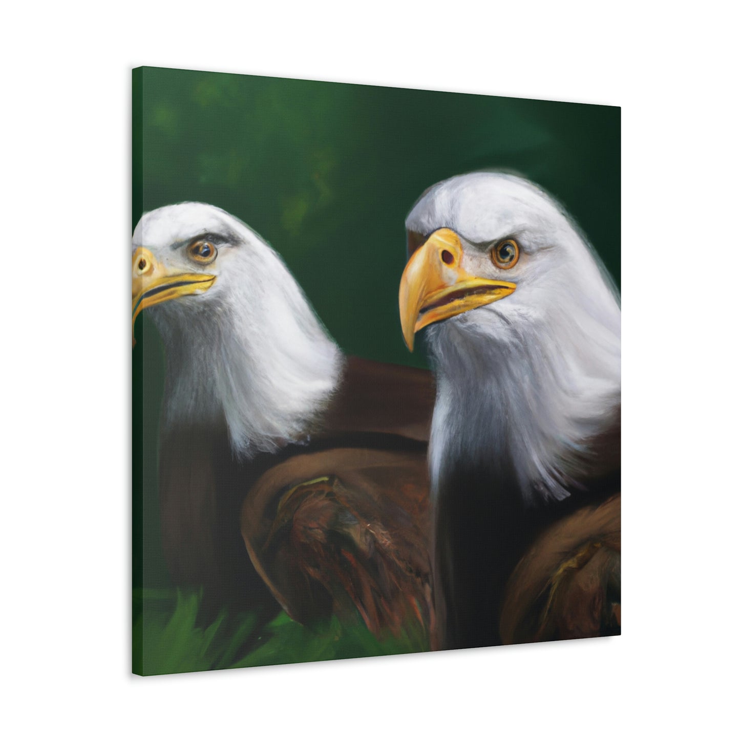 Bald Eagles in Flight - Canvas