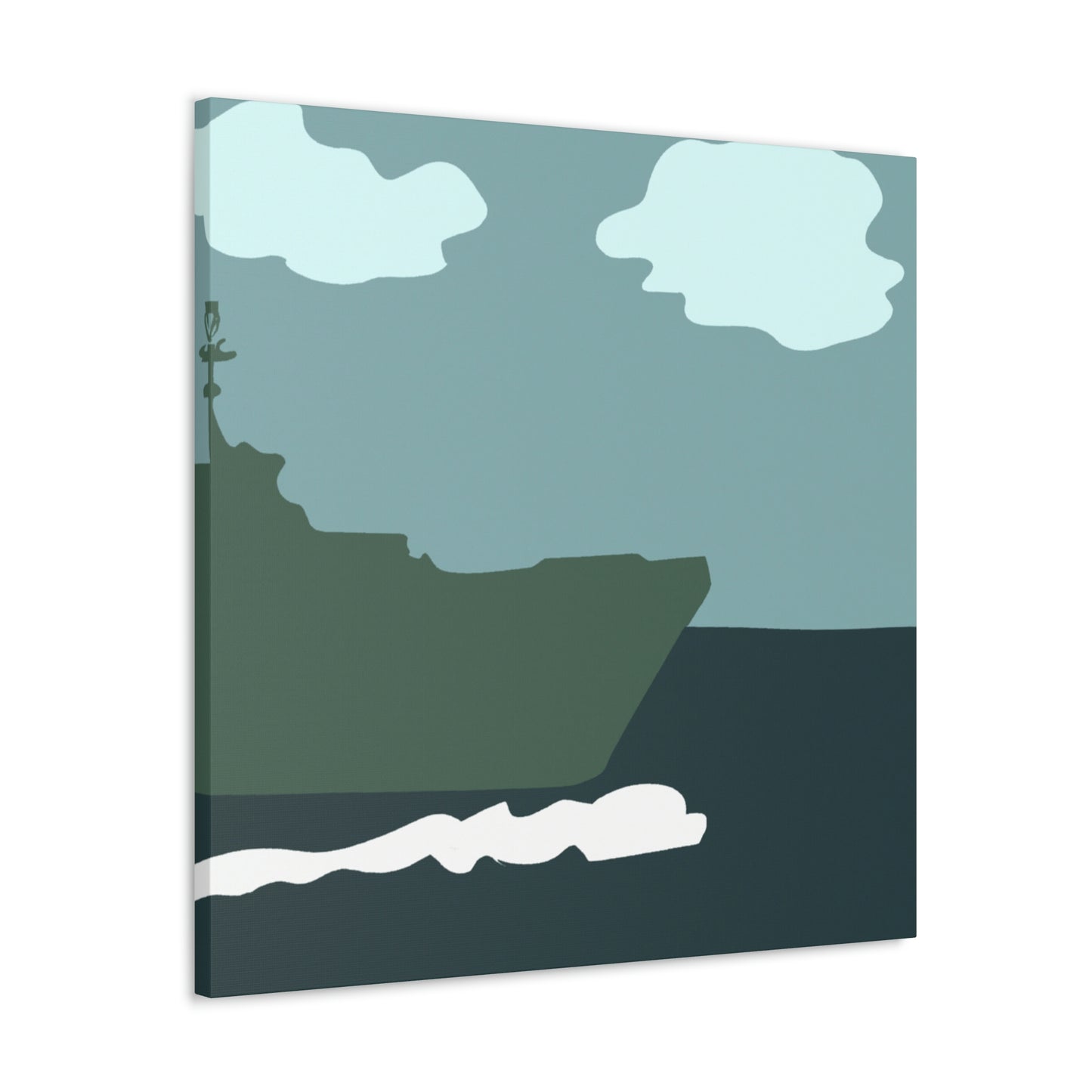 Marine Minimalism Scene - Canvas