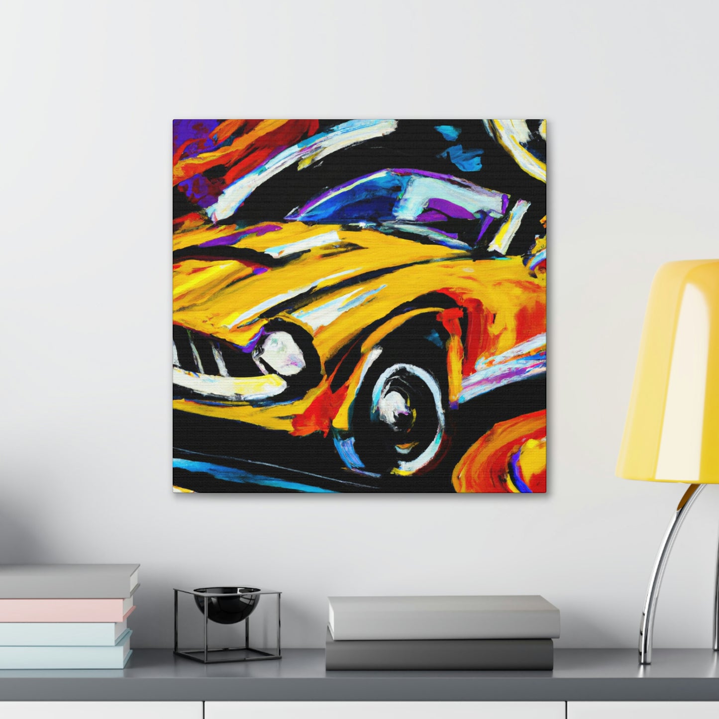 "Classic Automobile Dreaming" - Canvas