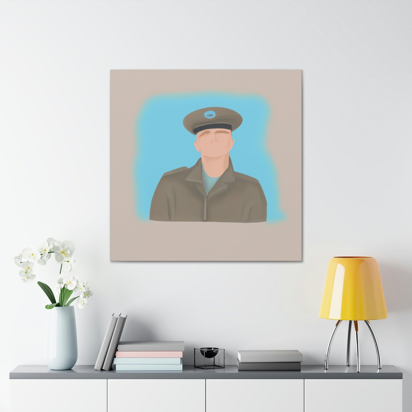 Pilot in Profilescape - Canvas