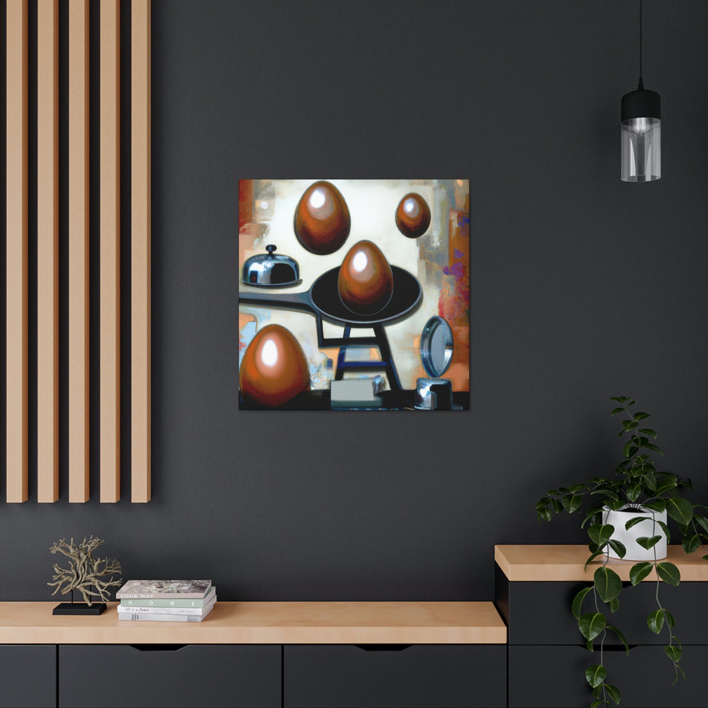 Eggs in Abstraction - Canvas