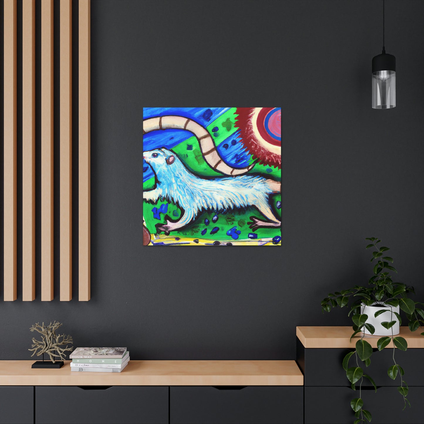 Ferrets in Flight - Canvas