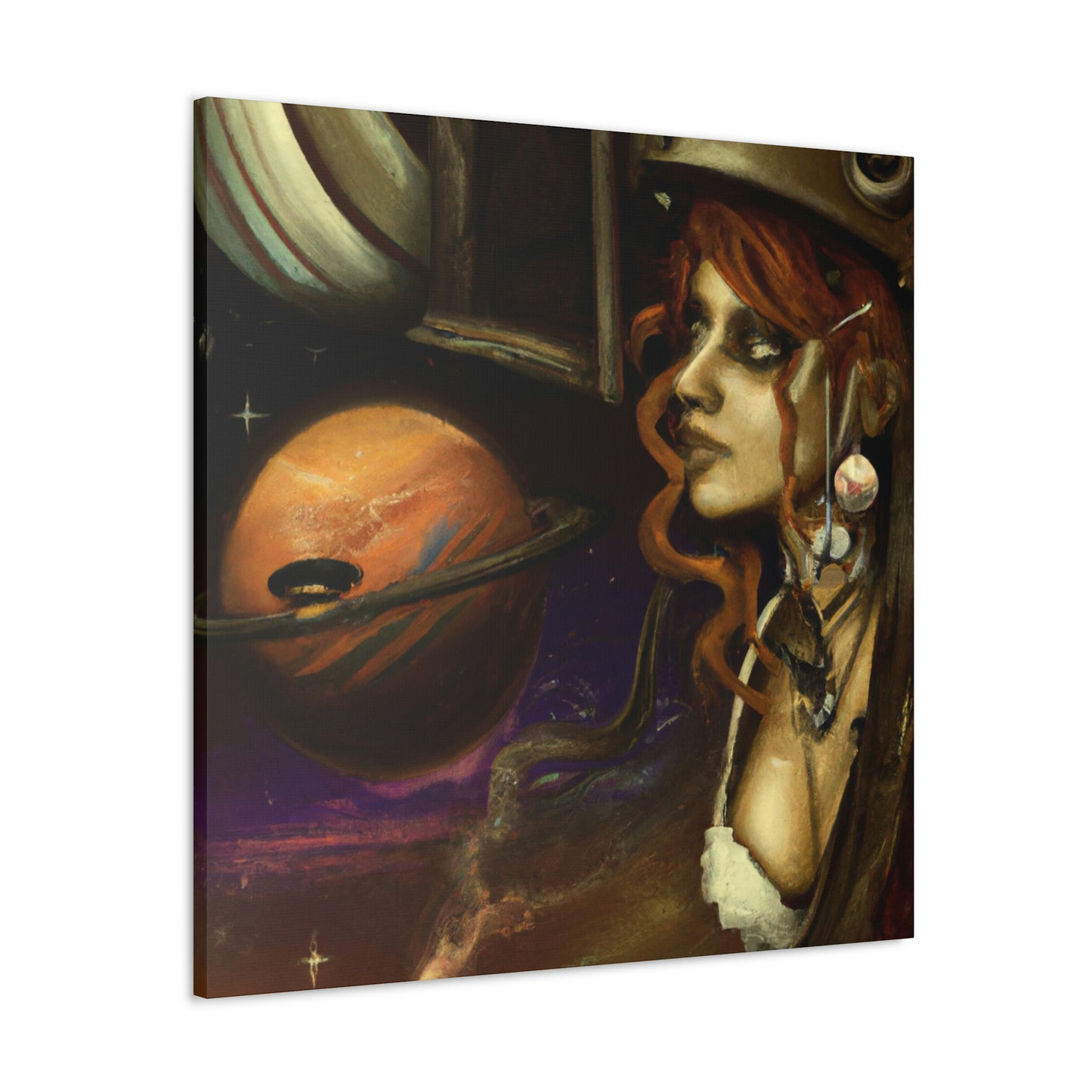 Venus in CogsDress - Canvas