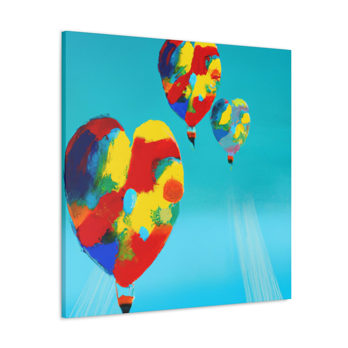 "Skyward Flight of Balloons" - Canvas