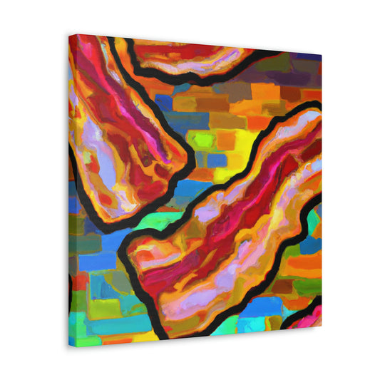 "Fauve Bacon Sizzle" - Canvas