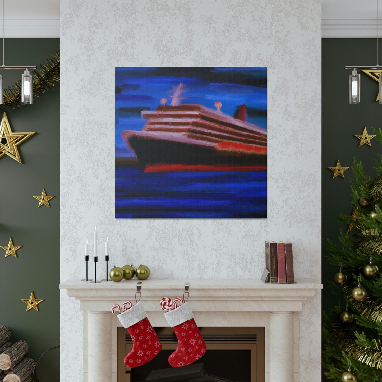 Cruise Ship Simplicity - Canvas