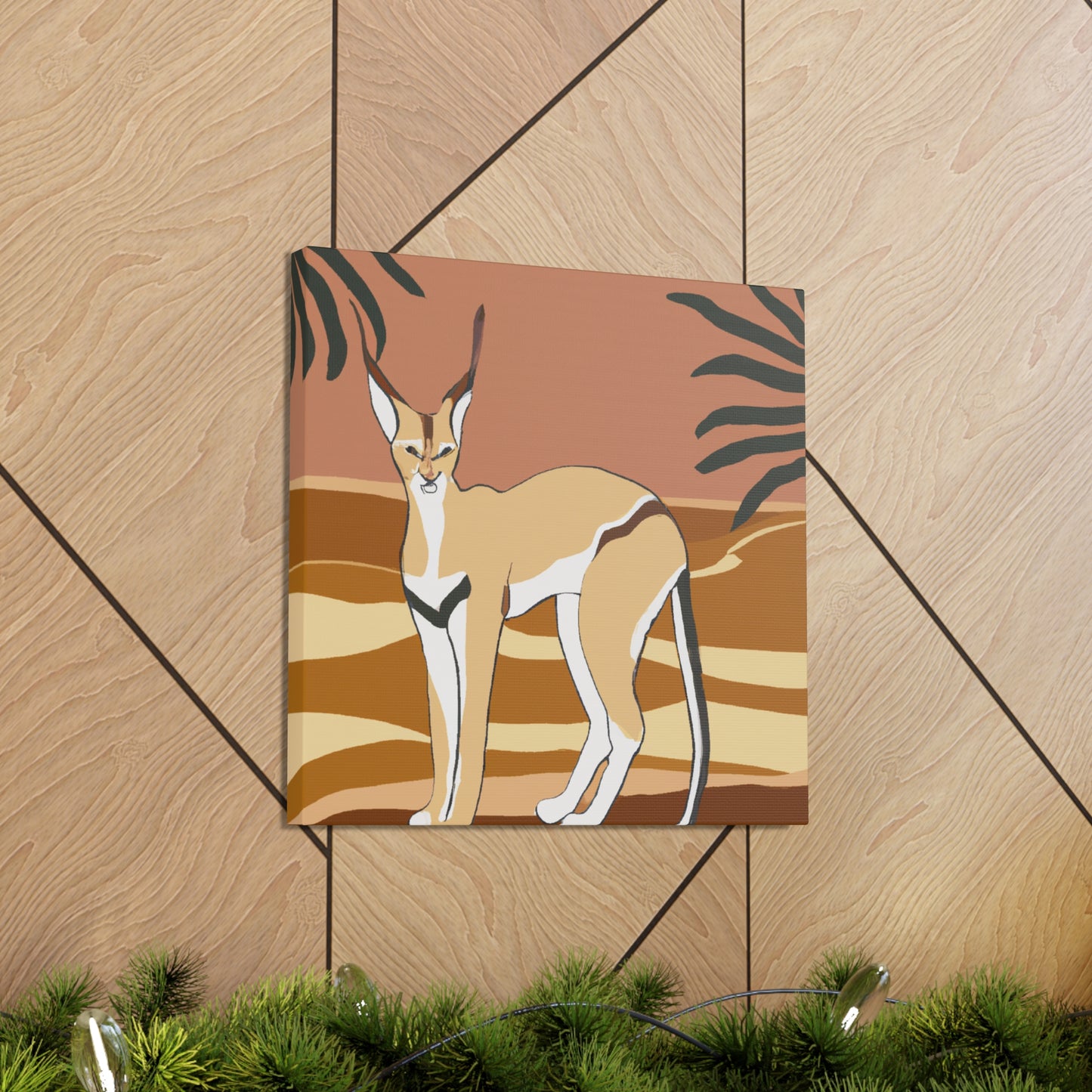 "Caracal's Deco Dream" - Canvas