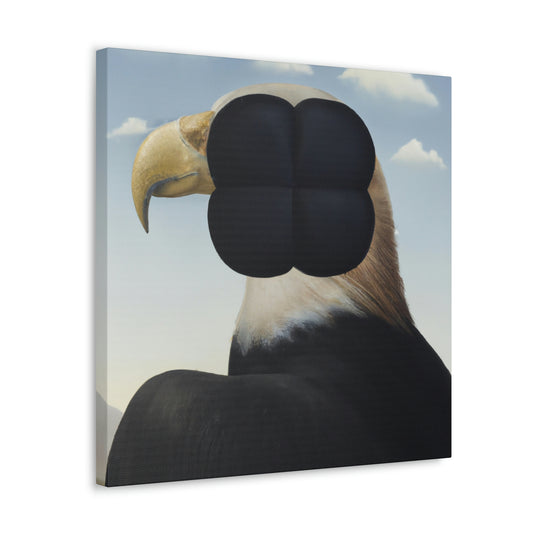 "Majestic Eagle in Flight" - Canvas