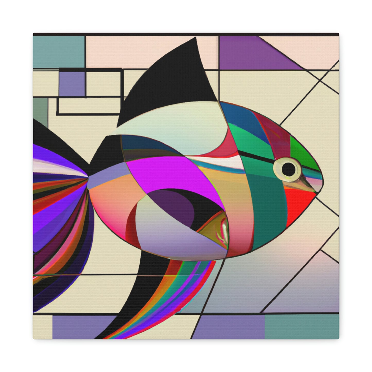 Rainbow Fish Revival. - Canvas