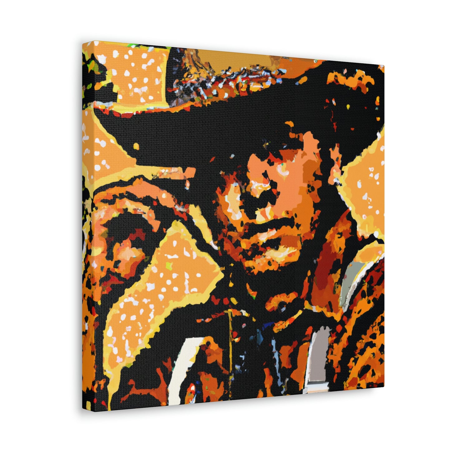 "Ranch Hand Pointillism" - Canvas