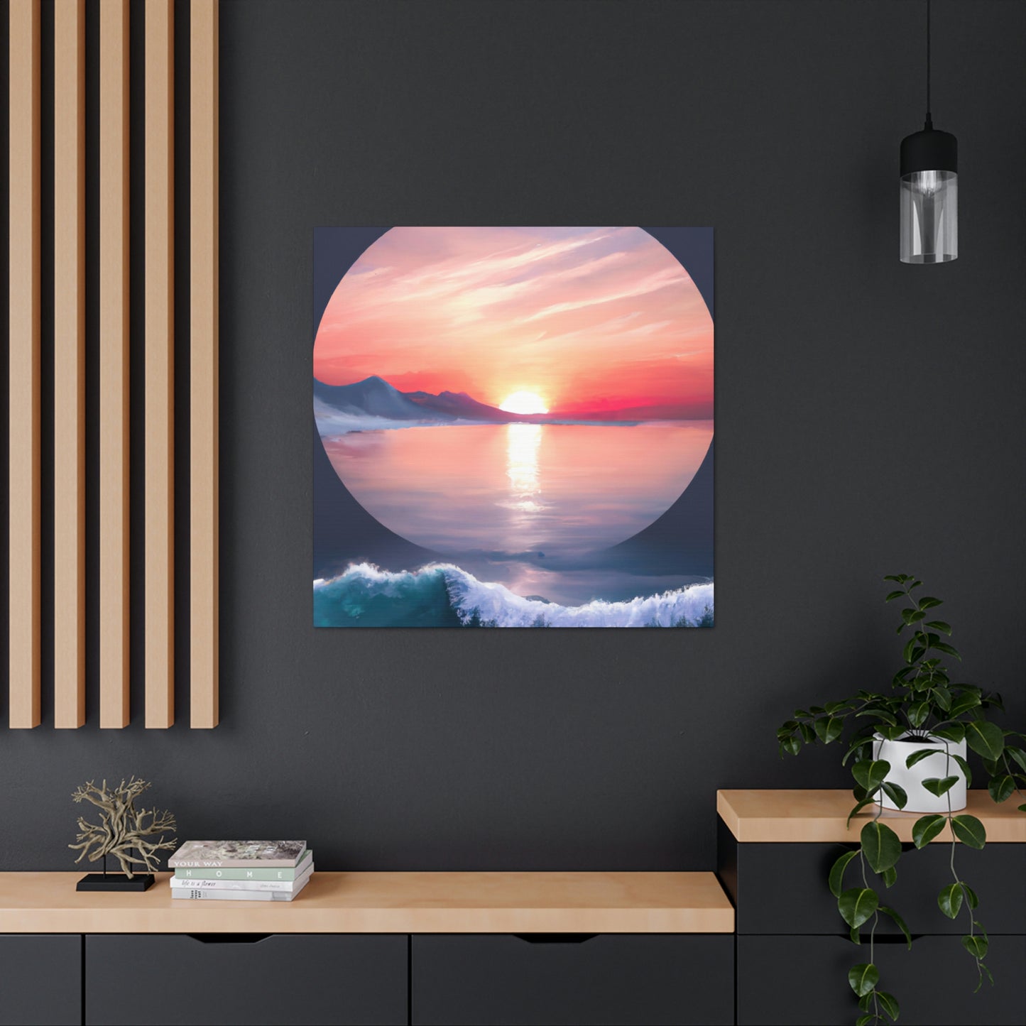 Radiant Reflection Of Life - Canvas