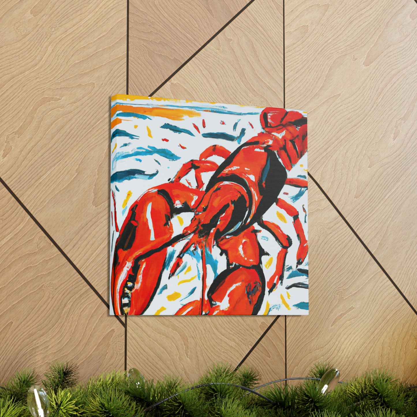 Lobster in Expressionism - Canvas