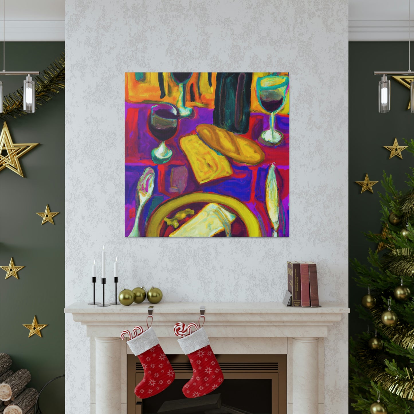 "Fauvism Dinner Delight" - Canvas