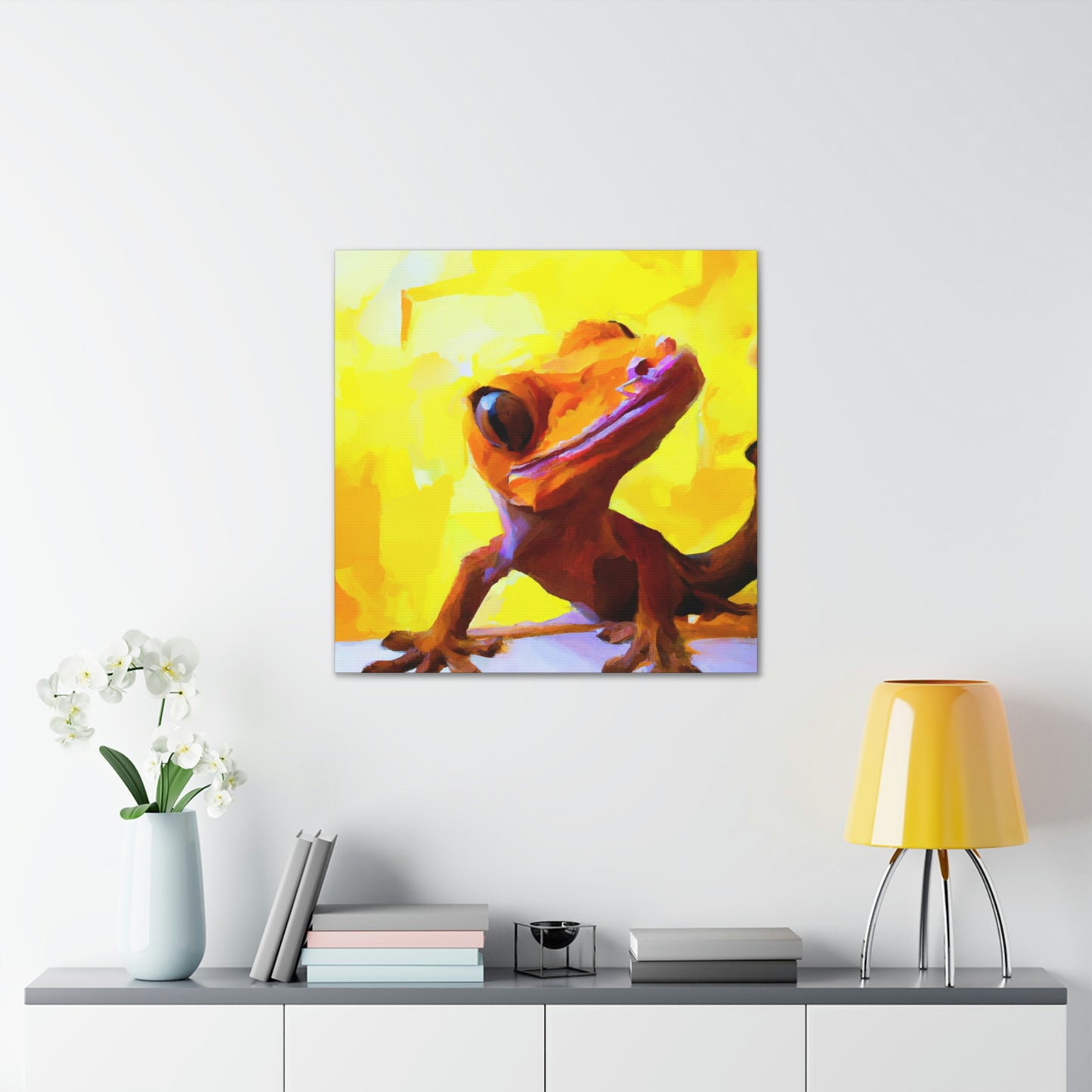 Gecko's Surreal Dream - Canvas