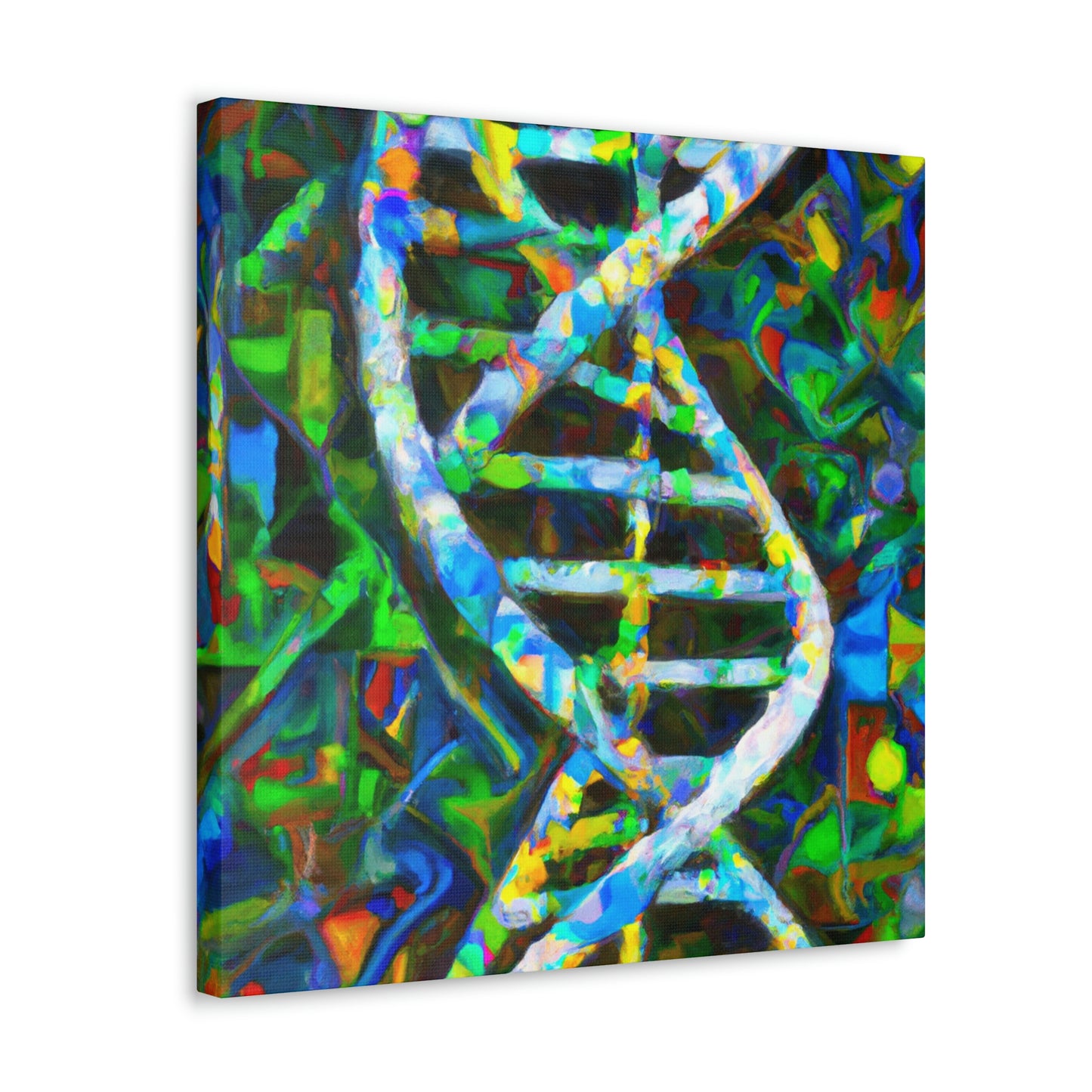 "Chromosomal Color Harmony" - Canvas