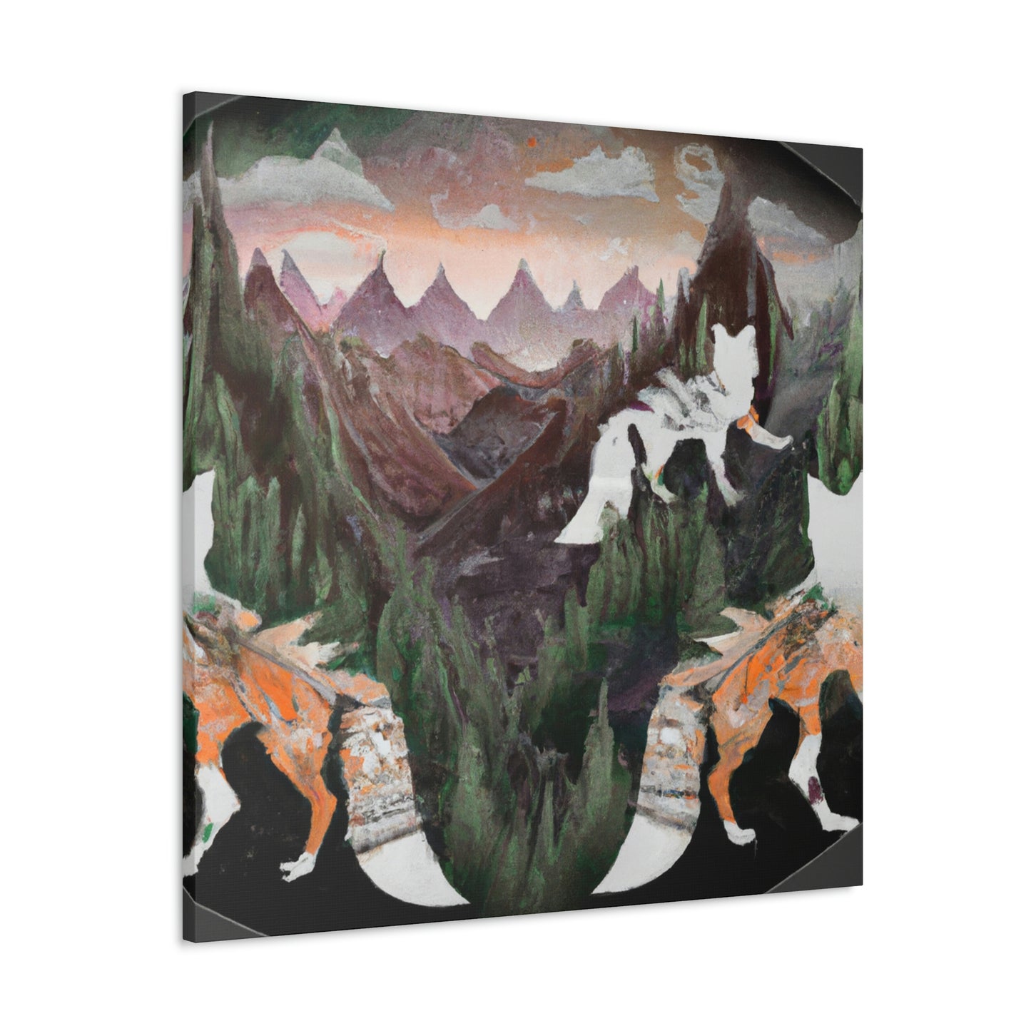 Fox in the Twilight - Canvas