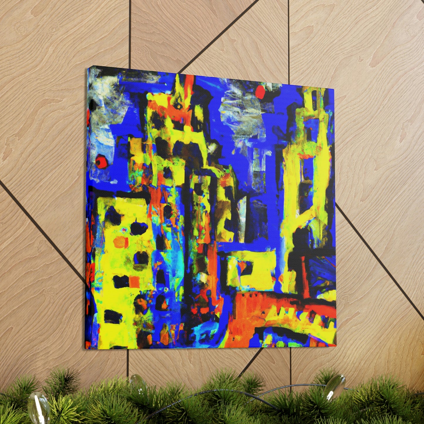 "Modernist Expressionism Sunset" - Canvas