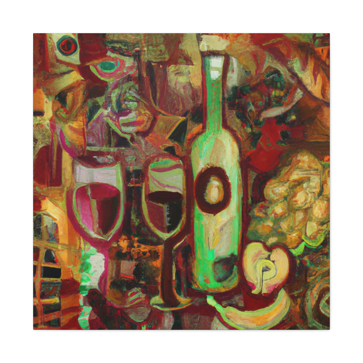 "Wine and Expressionism" - Canvas