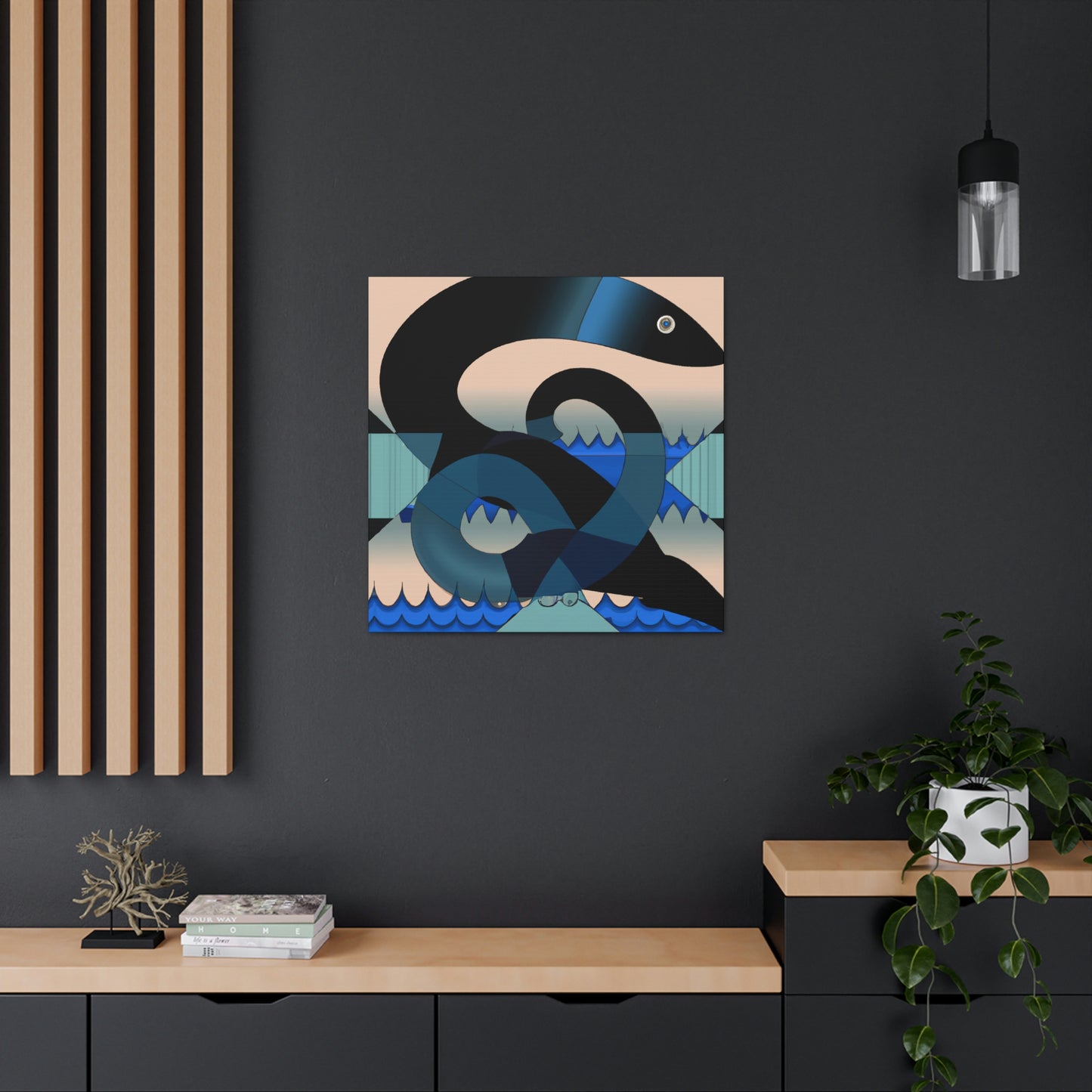 "Electric Eel Entwined" - Canvas