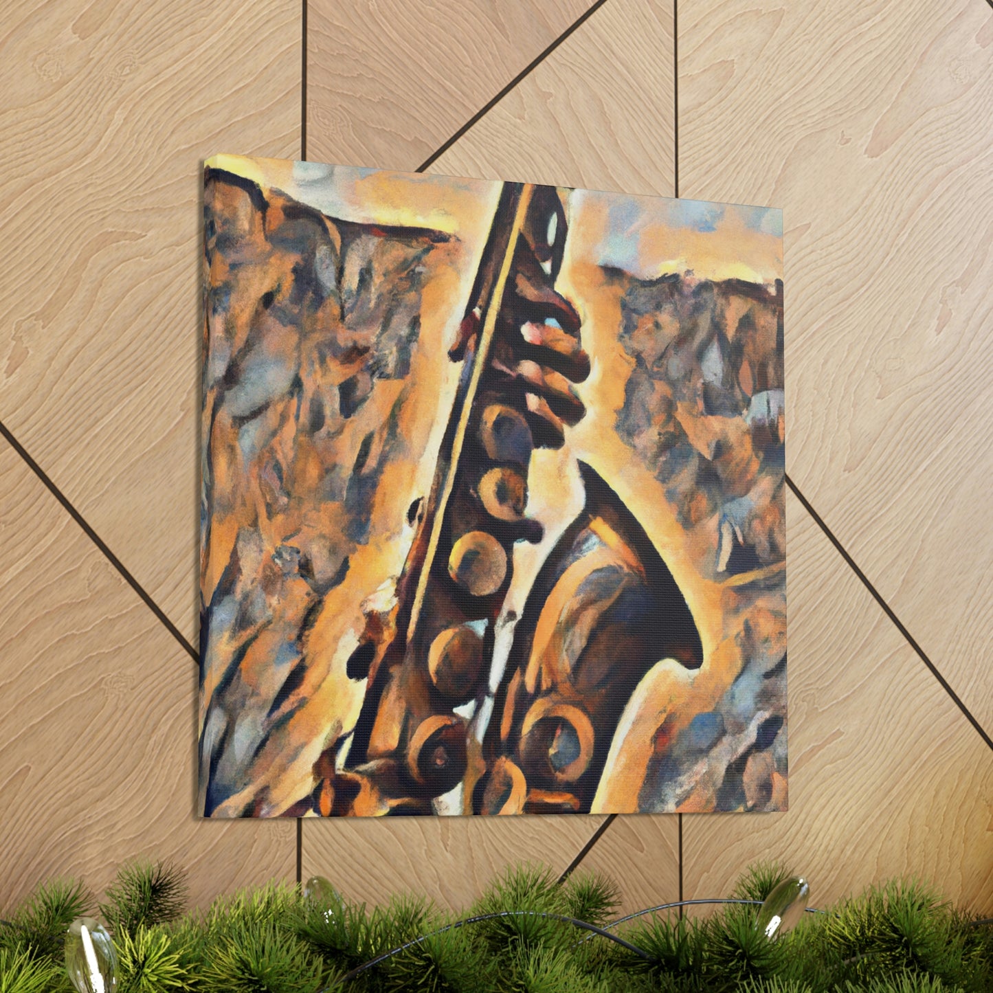 "Saxophone's Sweet Serenade" - Canvas