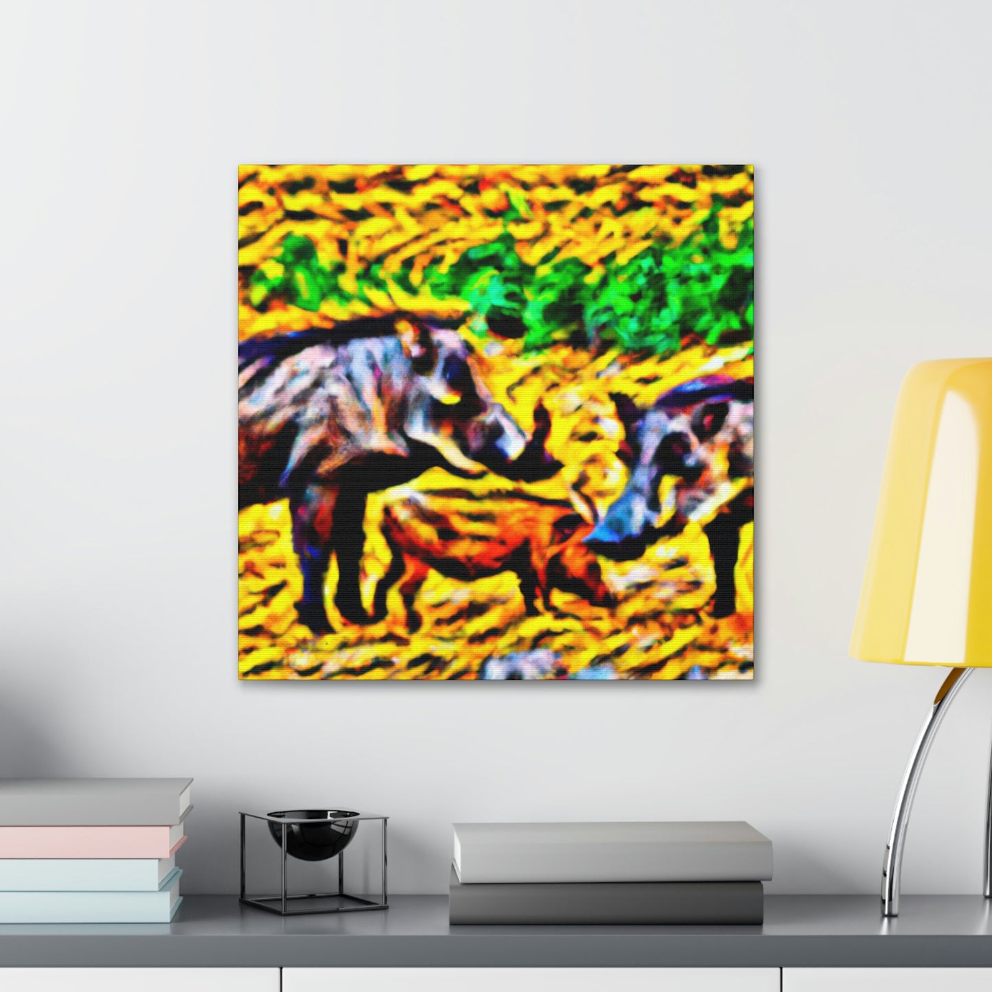 "Warthog War Dance" - Canvas