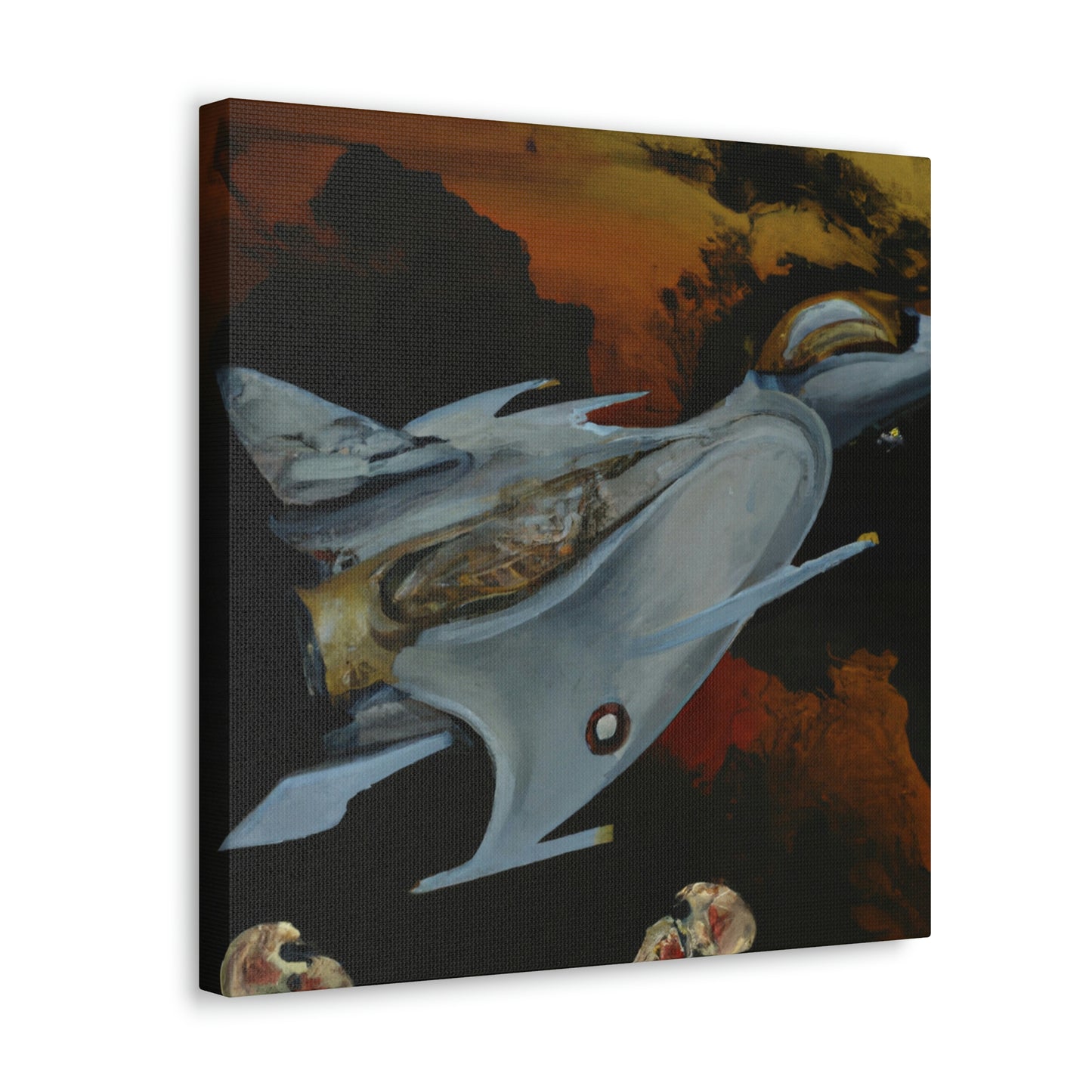 "Jet Fighter Dreamscape" - Canvas