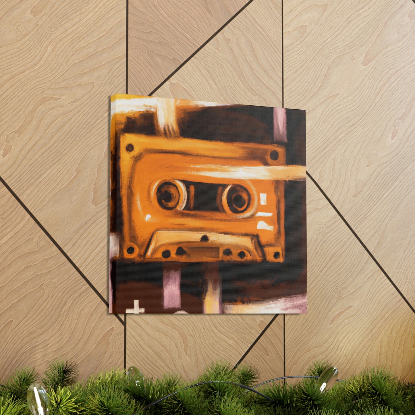 "Cassette Tape Melodies" - Canvas