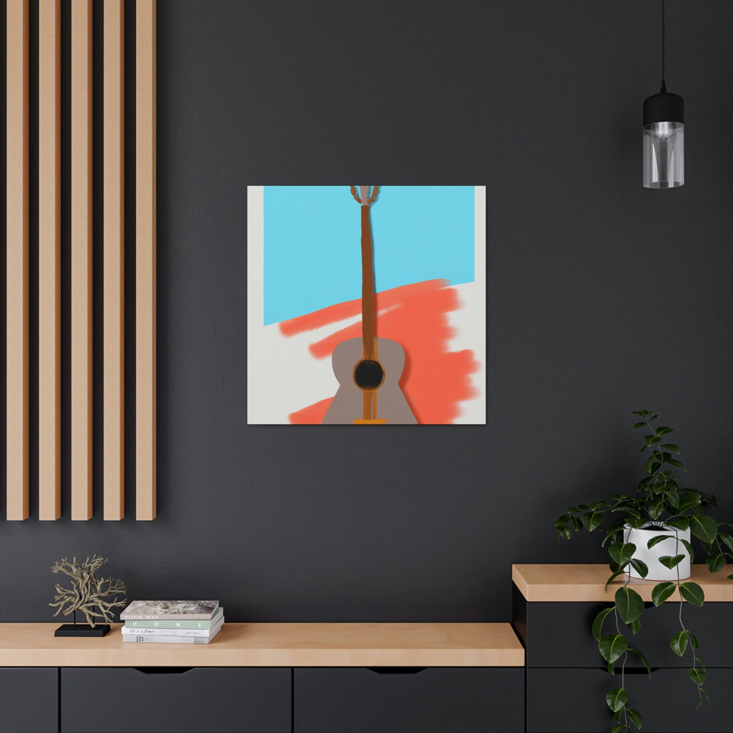 Guitar of Minimalism - Canvas