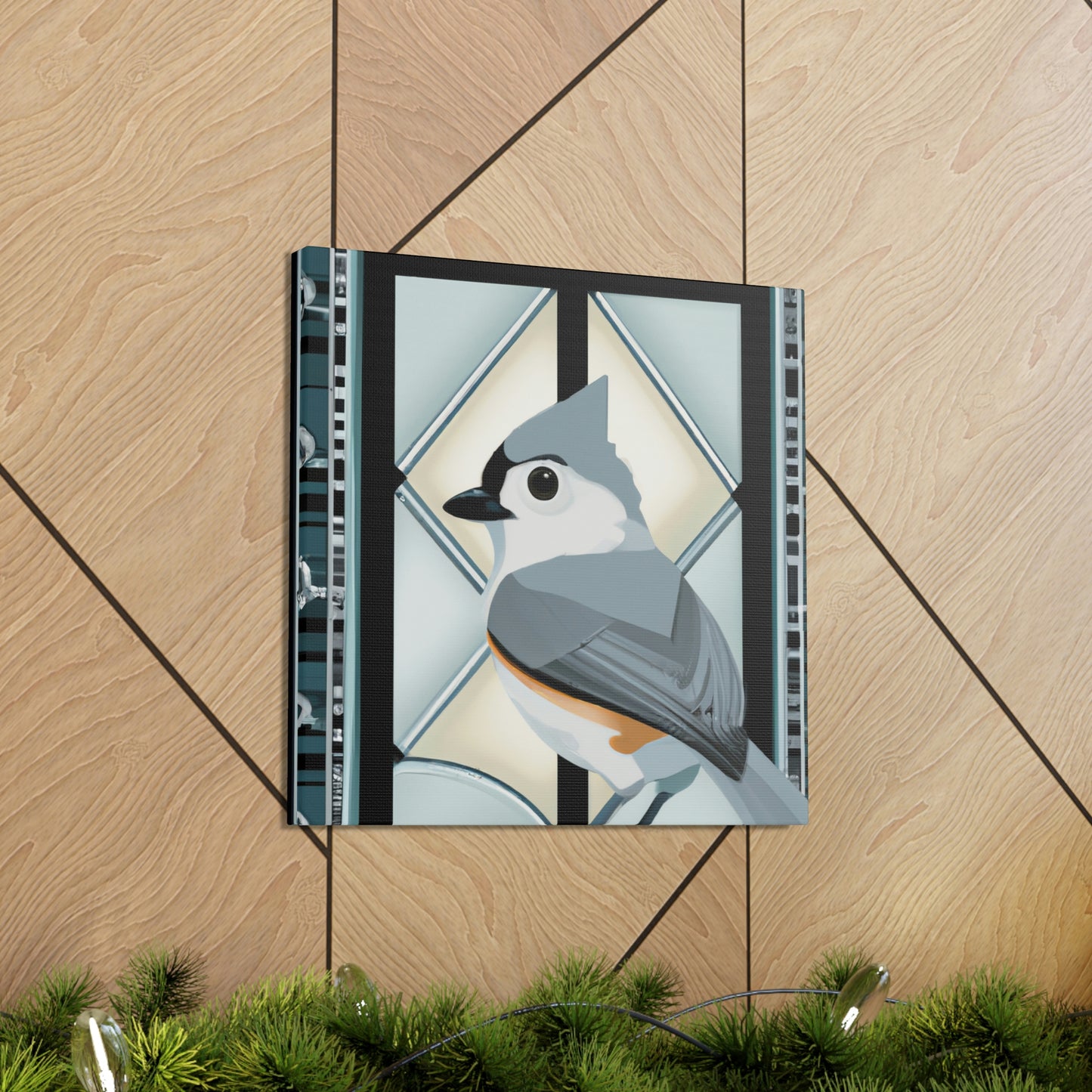 "Tufted Twenties Titmouse" - Canvas