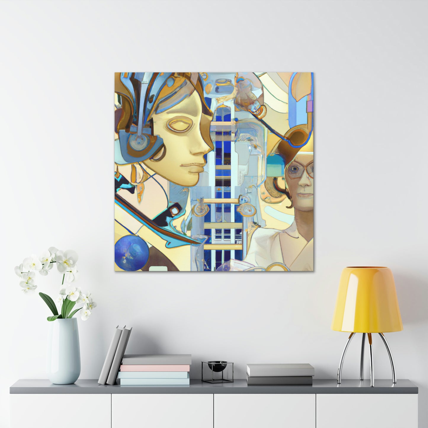 A.I. in Art Nouveau - Canvas