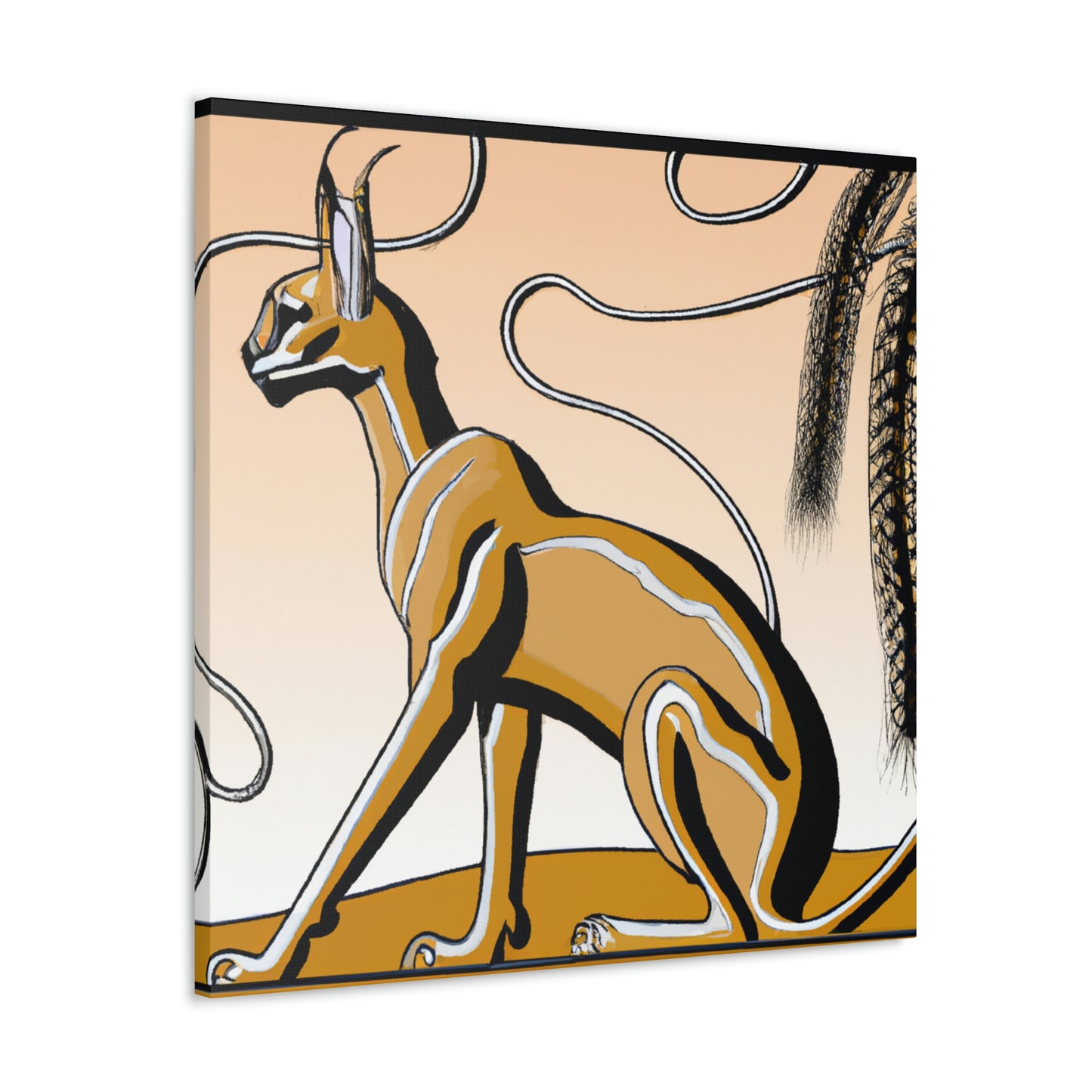 "Caracal Majestic Majesty" - Canvas