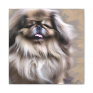 "Pekingese at Playtime" - Canvas