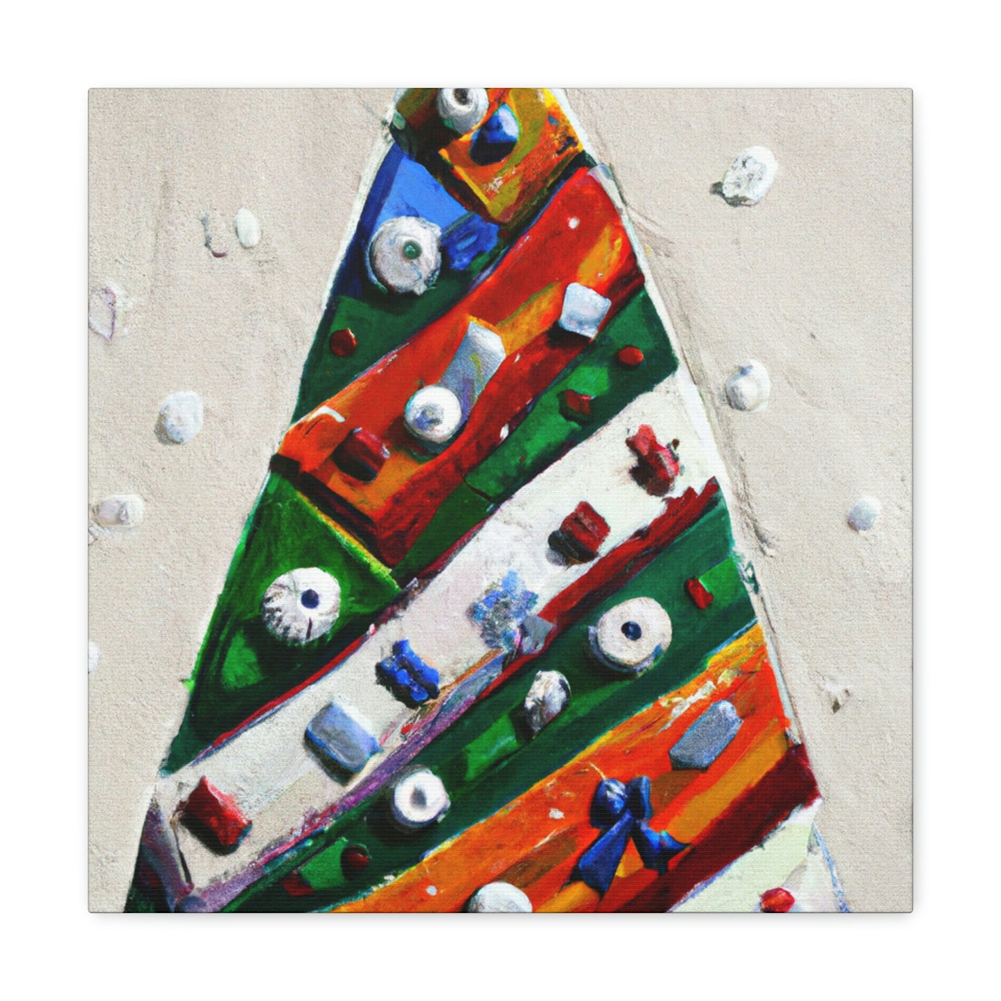 "Christmas Tree Fantasyland" - Canvas