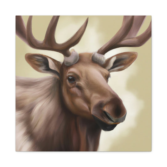 Elk in the Wild - Canvas