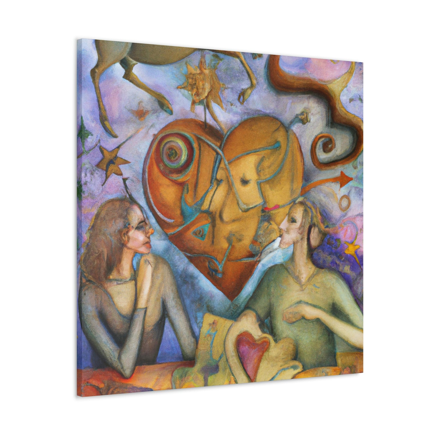 Love's Starry Night - Canvas