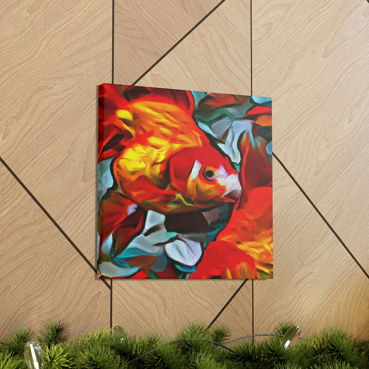 Golden Fish Dreaming - Canvas