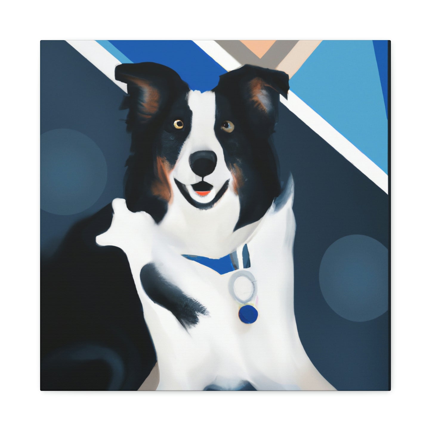 Border Collie Brilliance - Canvas