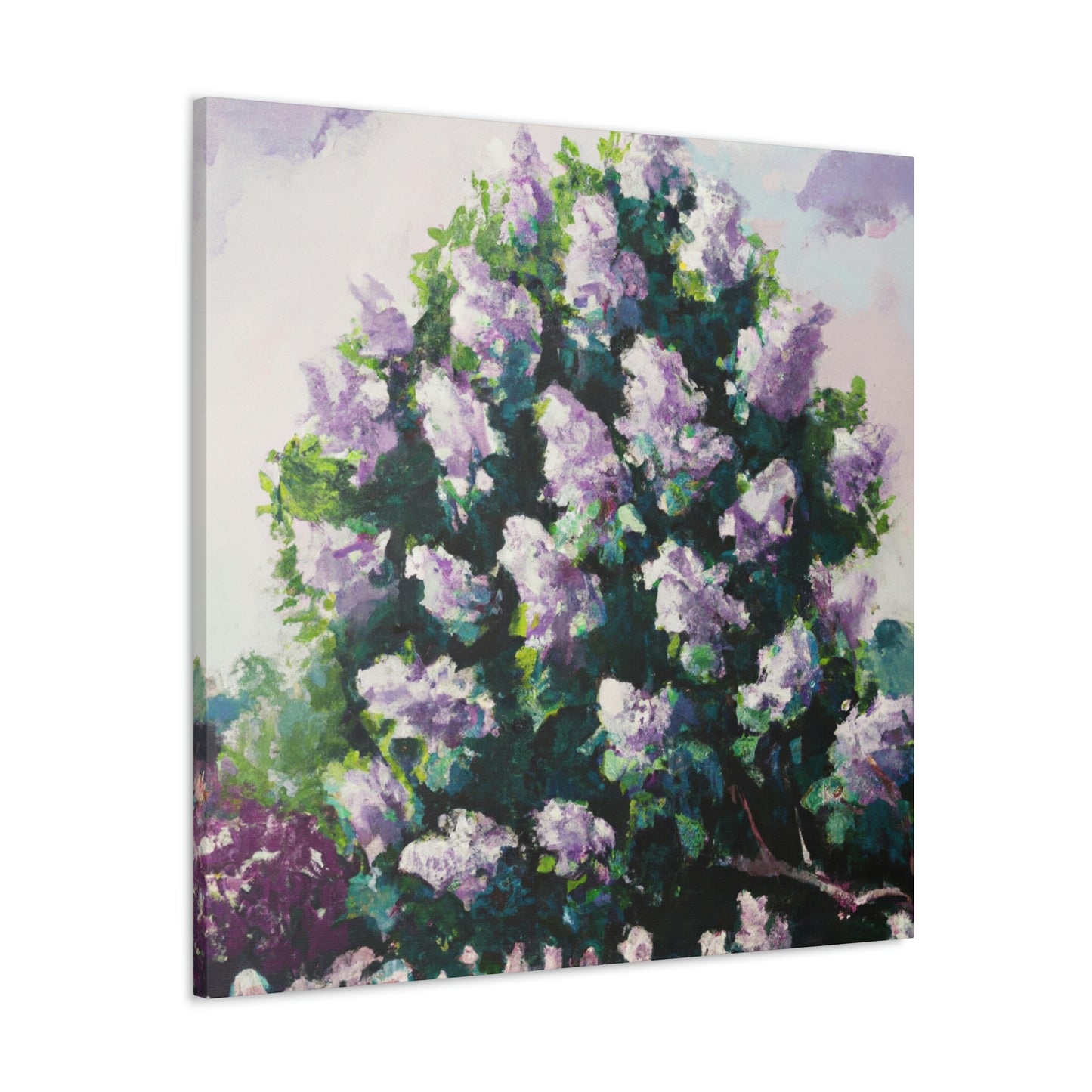 "Lilac in Abstraction" - Canvas