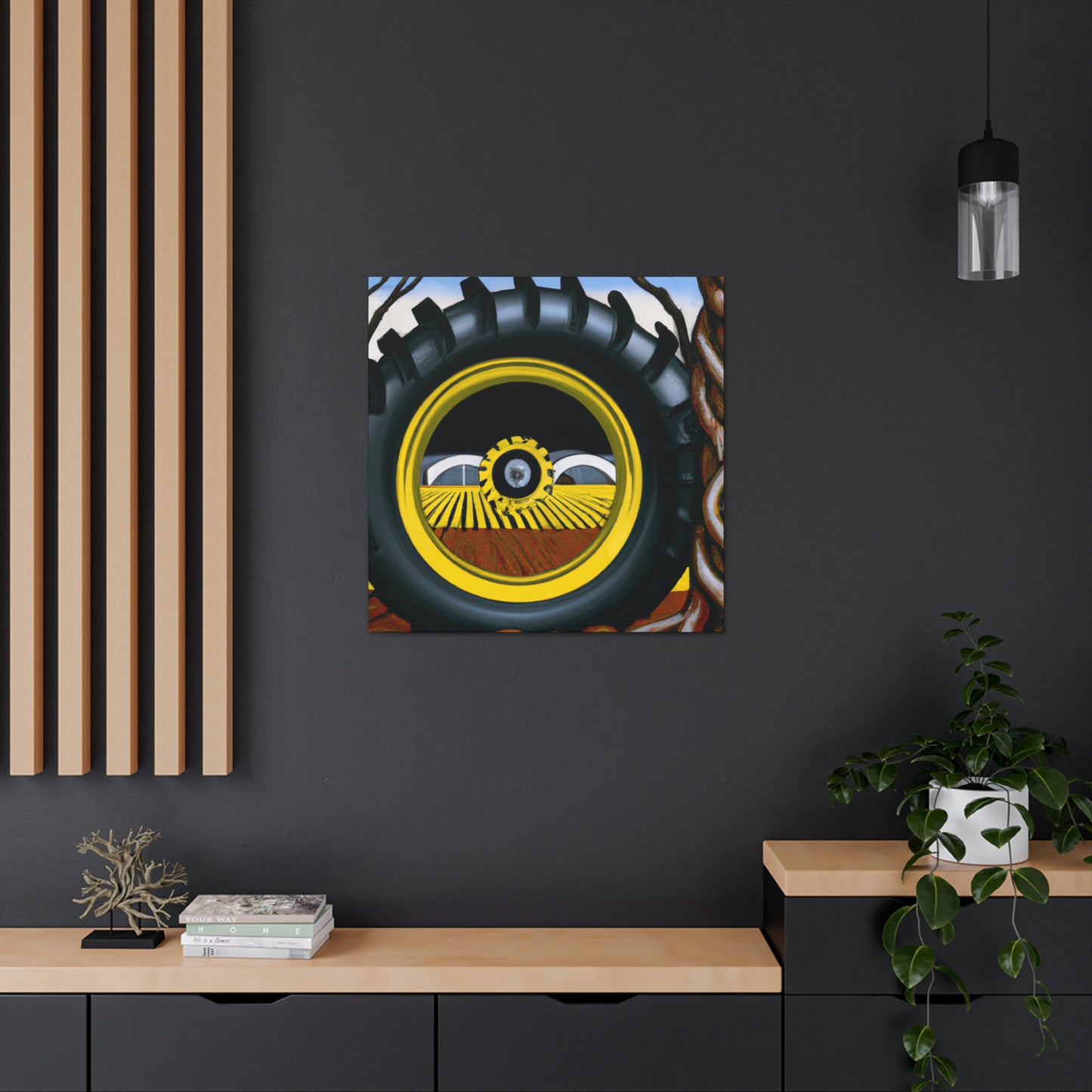 Tire in Transition Period - Canvas