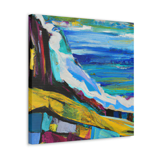 "Surging Seaside Sunset" - Canvas