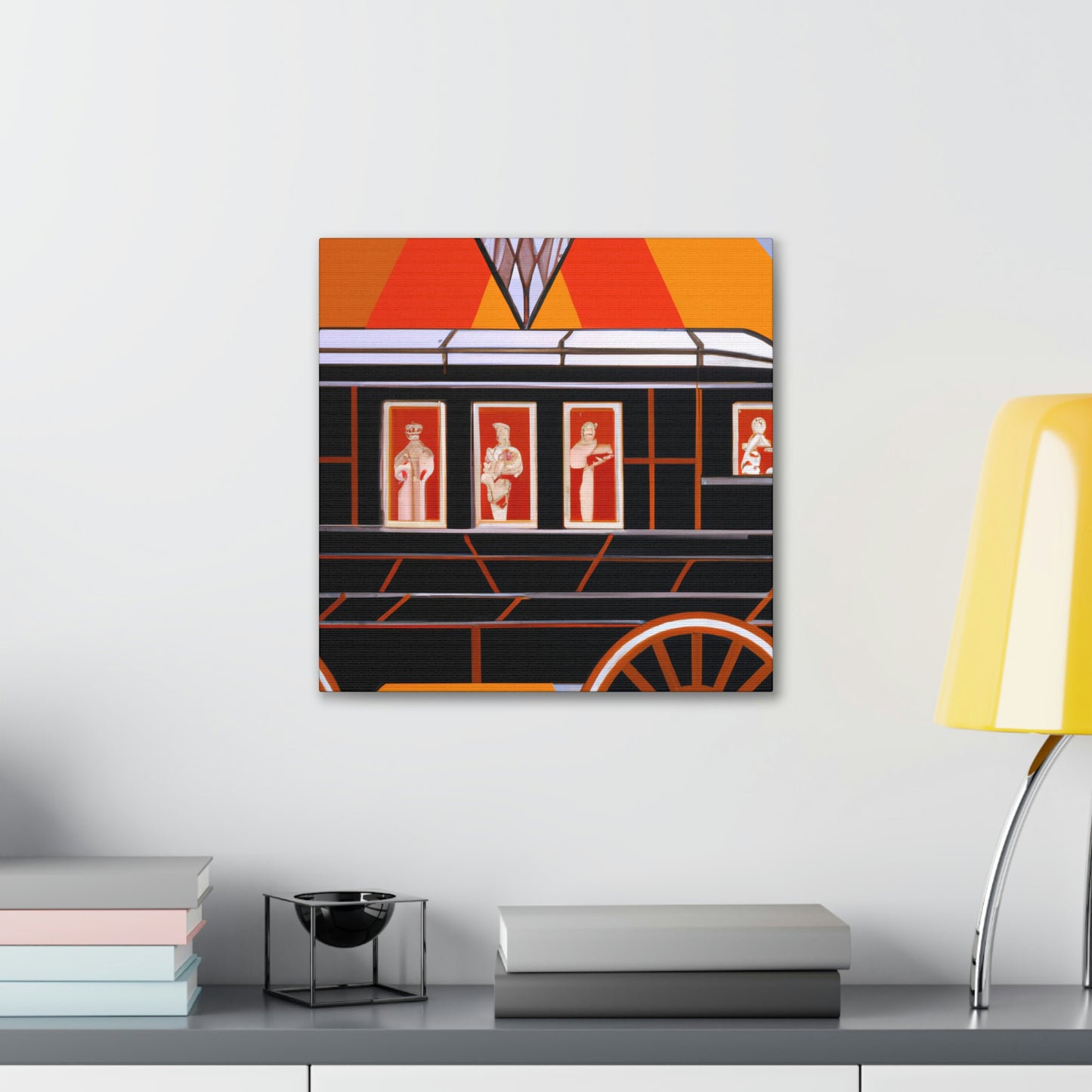 "Wheeling Art Deco Dream" - Canvas