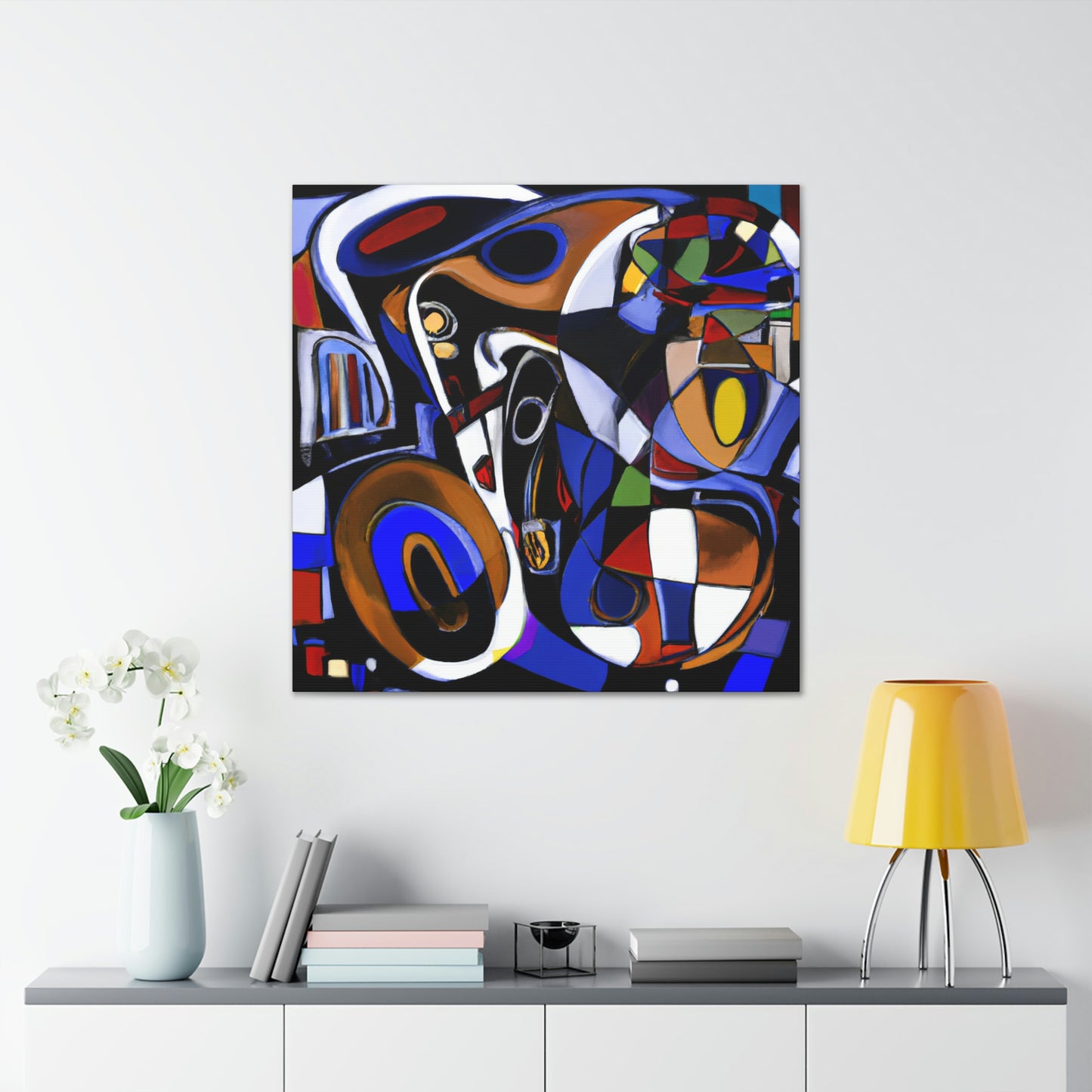 "Saxophone Jazz Improvise" - Canvas