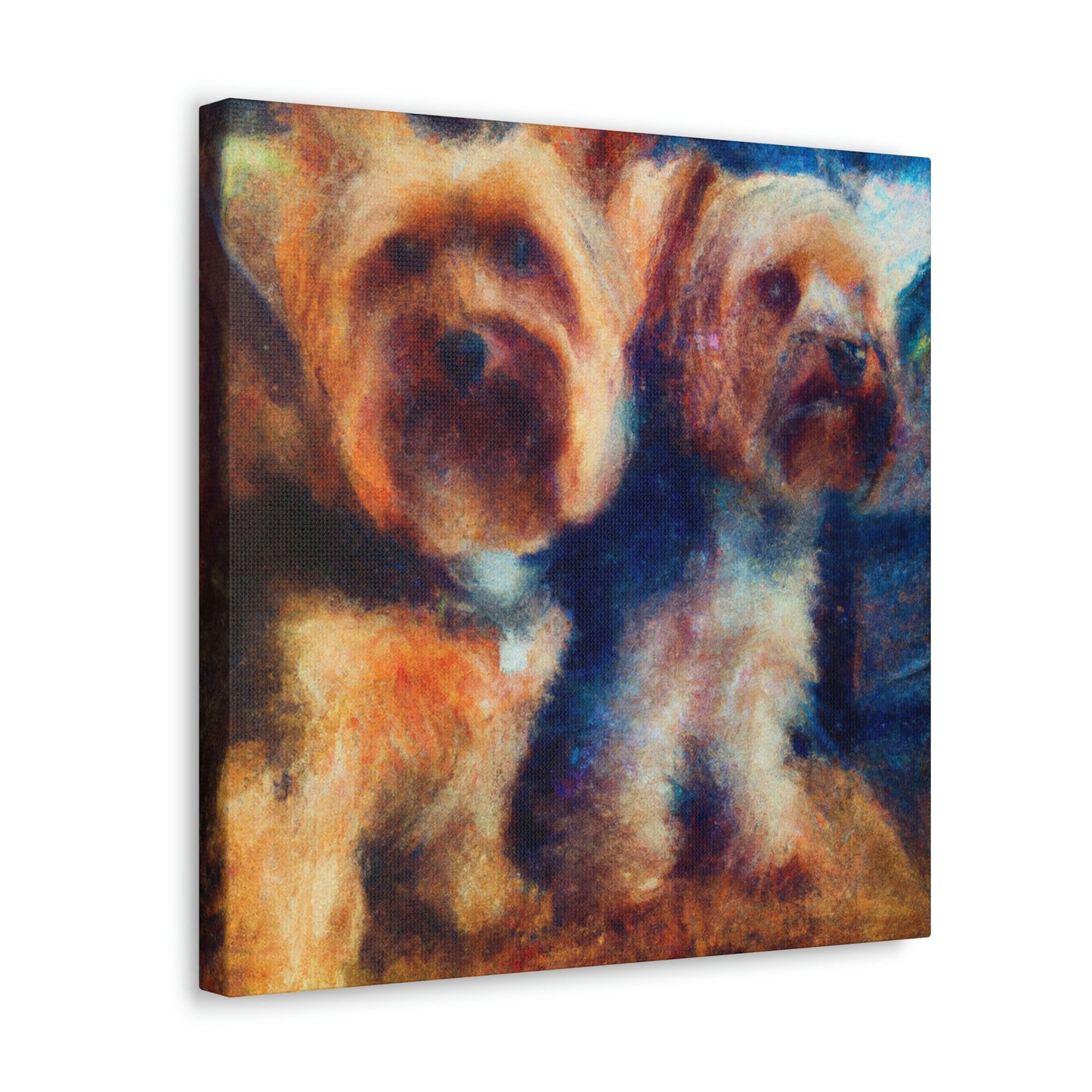 Puppy Love Impressionism - Canvas