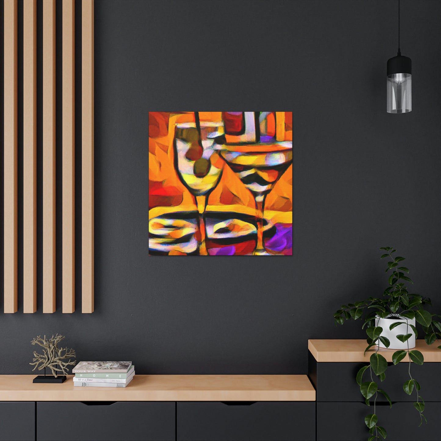 Boozy Brushstrokes - Canvas