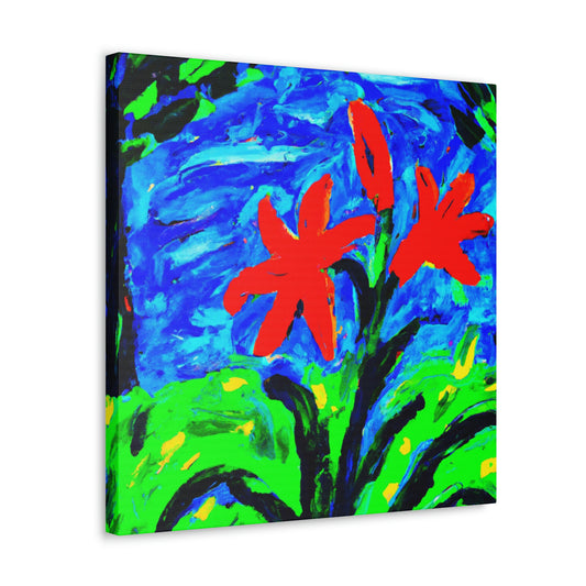 Lily in Expressionism - Canvas