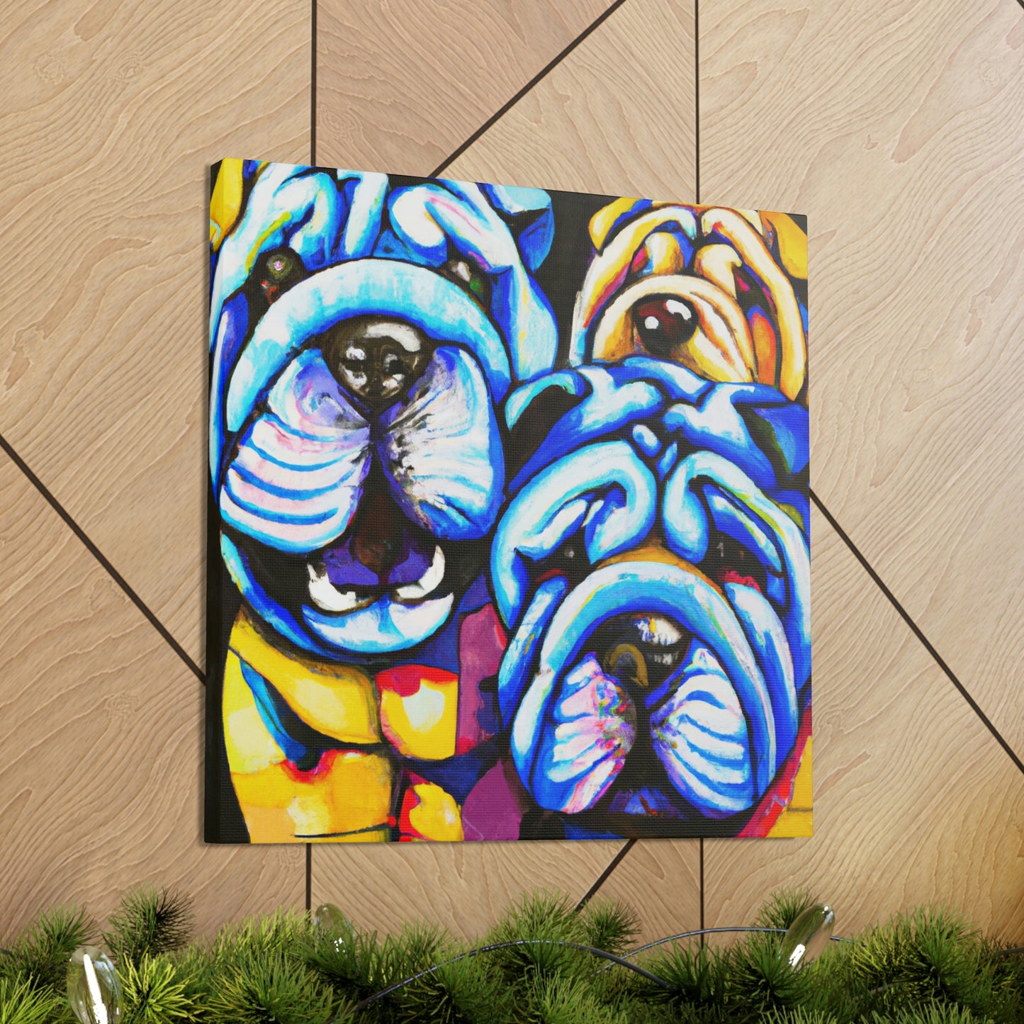 "Shar Pei Abstract Dream" - Canvas