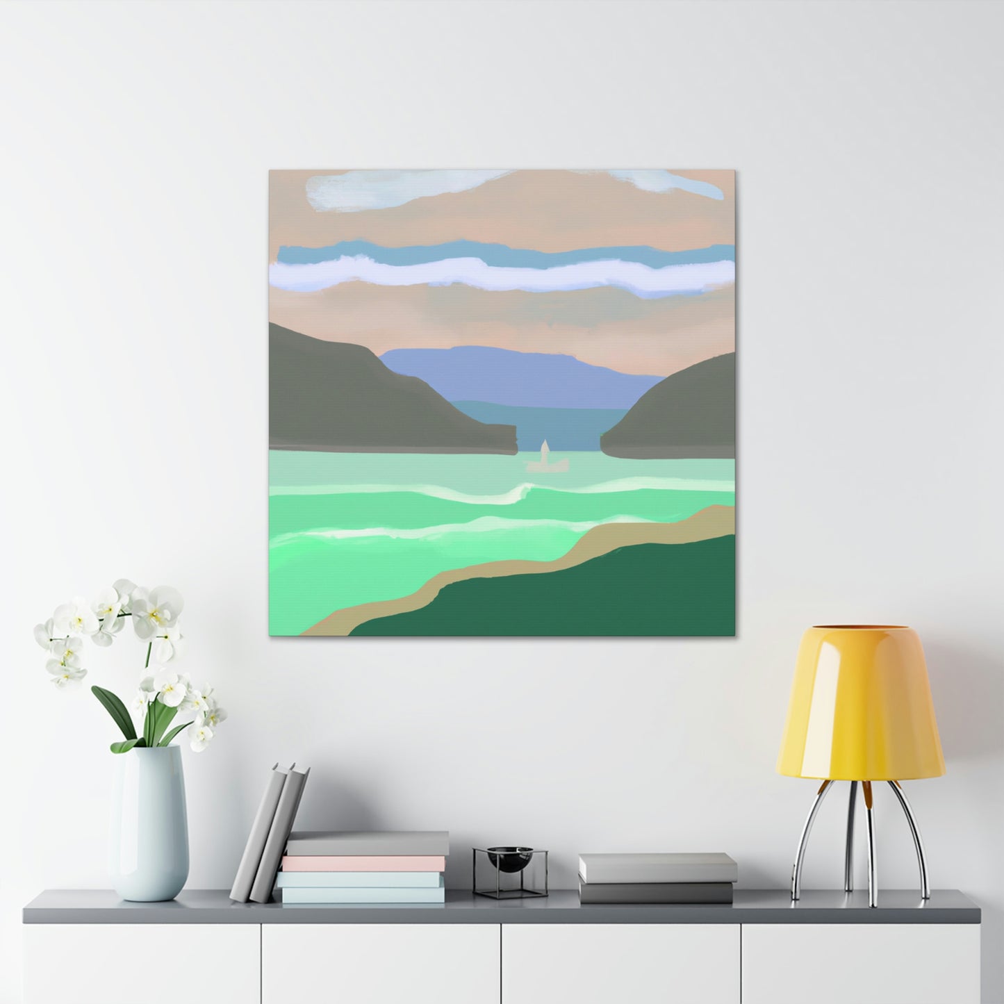 "Bay of Minimalism" - Canvas